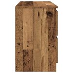 vidaXL Meuble TV vieux bois 100x35x54 cm bois d'ingénierie