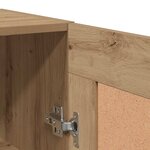 vidaXL Armoire murale chêne artisanal 69 5x34x90 cm bois d'ingénierie