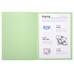 Paquet de 100 chemises Forever® 250 100% recyclé 24x32cm Vert pré EXACOMPTA