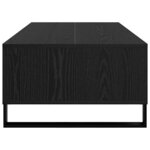 vidaXL Table basse Chêne noir 104 x 60 x 35 cm Bois d'ingénierie