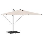 vidaXL Pied de parasol Noir 100 x 100 x 4 cm Acier