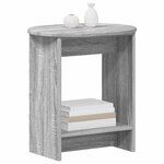 vidaXL Table d'appoint Sonoma gris 50 x 39 5 x 55 cm Bois d'ingénierie