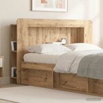vidaXL Cabinet de Tête de Lit Chêne artisanal Bois d’ingénierie