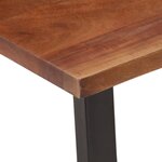 vidaXL Table basse marron miel 110x55x40 cm bois massif d'acacia