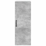 vidaXL Armoire Murale 33 x 34 5 x 90 cm Bois d'ingénierie Gris béton