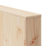 vidaXL Canapé de jardin Marron 185 5 x 60 x 62 cm Pin massif