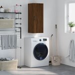 vidaXL Armoire murale chêne marron 34 5x34x90 cm