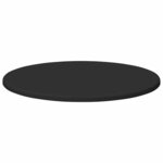 vidaXL Plateau de table Noir 50 x 50 x 1.5 cm Bois d'ingénierie