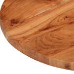 vidaXL Dessus de table Ø40x3 8 cm rond bois massif d'acacia