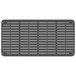 vidaXL Table de jardin anthracite 200x100x71 cm acier