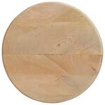 vidaXL Tables basses gigognes 2 Pièces Noir Bois de mangue massif