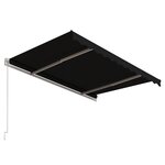 vidaXL Auvent rétractable automatique 300x250 cm Anthracite