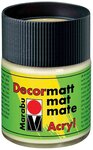 Peinture acrylique 'Decormatt' Flacon 50ml Blanc MARABU