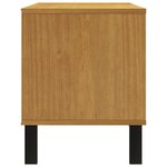 vidaXL Meuble TV FLAM 110x40x50 cm bois massif de pin