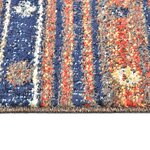 Vidaxl tapis bleu et orange 160x230 cm pp