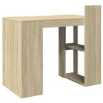vidaXL Bureau chêne sonoma 103 5x56 5x94 cm bois d'ingénierie