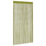 vidaXL Rideau en fils 2 Pièces 140 x 250 cm Vert