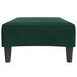 vidaXL Repose-pied vert foncé 77x55x31 cm velours