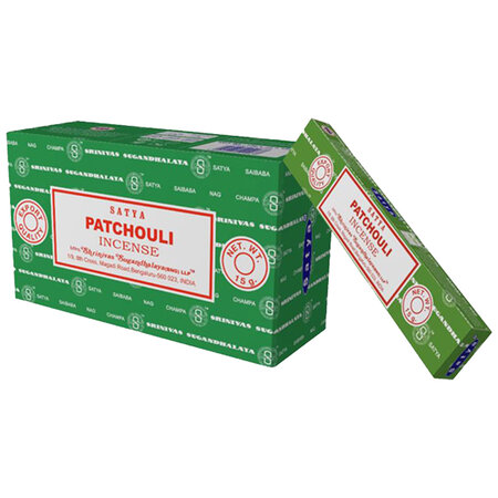 Encens Satya Patchouli - 12  boites de 15 grammes