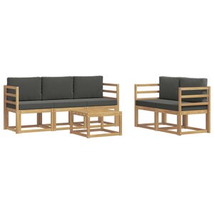 vidaXL Ensemble de canapés d'extérieur 6 pc