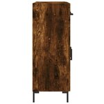 vidaXL Buffet chêne fumé 69 5x34x90 cm bois d'ingénierie
