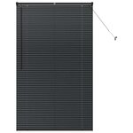 vidaXL Stores vénitiens Noir 175 x 105 cm Aluminium