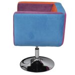 vidaXL Fauteuil avec design de patchwork Cube Tissu