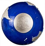 Pièce de monnaie en Argent 25 Dollars g 1000 (1 Kg) Millésime 2025 BLUE MARBLE