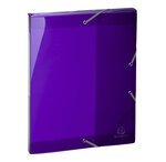 Boite de classement en polypropylène dos 25mm iderama pp - a4 - violet - x 4 - exacompta