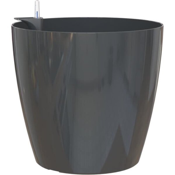 ARTEVASI - Pot san remo auto-arrosage 36cm anthracite 36 x 36 x h33,5 cm - 1,44l