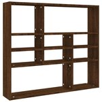 vidaXL Étagère murale Chêne marron 90x16x78 cm Bois d’ingénierie