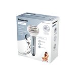 PANASONIC ES-EL2A-A503 Epilateur Wet&Dry 3 accessoires inclus 3 vitesses Tete pivotante Waterproof Fonction vision