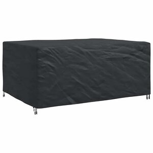 vidaXL Housse pour mobilier d'extérieur Noir 240 x 180 x 100 cm 420D