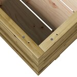 vidaXL Jardinière 90x60x49 5 cm bois de pin imprégné