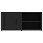 vidaXL Meubles TV 2 Pièces Noir 80x31 5x36 cm Bois d'ingénierie