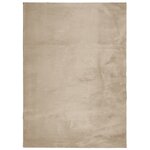 vidaXL Tapis HUARTE à poils courts doux et lavable sable 240x340 cm
