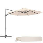 Tectake Parasol DARIA 300 cm - beige