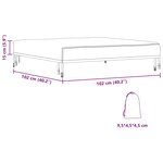 vidaXL Housse de Table 102 x 102 x 15 cm Carré Imperméable Noir