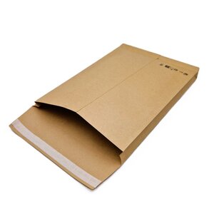 Lot de 100 pochettes à soufflets 30 mm c4 : 229 x 324 mm kraft 120 gr