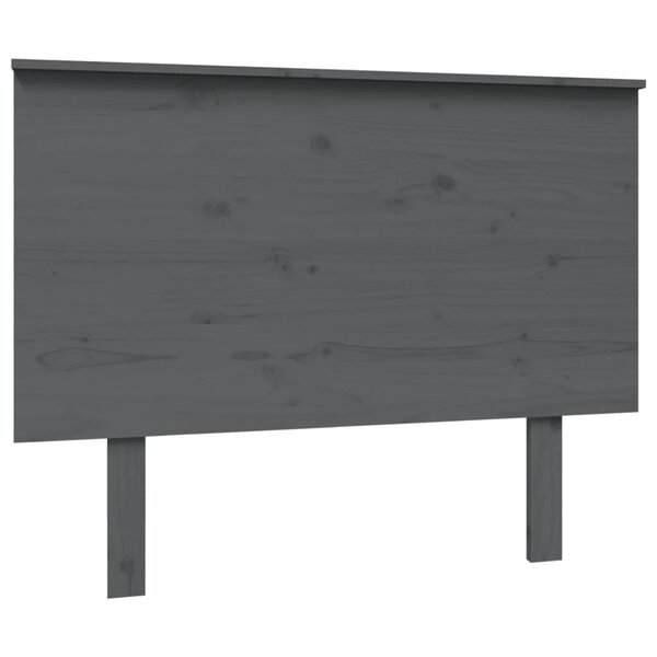 vidaXL Tête de lit Gris 104x6x82 5 cm Bois massif de pin