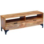 vidaXL Meuble TV bois de manguier 120x35x45 cm