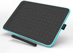 Ovegna W9: Tablette Graphique numérique, Micro USB, Stylet, 10 Pouces, pour Smartphone Android et PC,MacOS et Windows (Bleu)