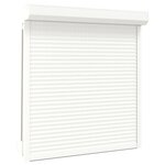 vidaXL Volet roulant aluminium 130x140 cm blanc