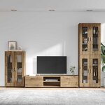 vidaXL Ensemble meuble TV FLORIN Chêne artisanal Bois d'ingénierie