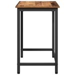vidaXL table Bois ancien 100 x 50 x 76 5 cm Bois d'ingénierie et acier