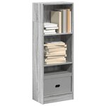 vidaXL Bibliothèque sonoma gris 40x24x109 cm bois d'ingénierie