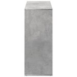 vidaXL Étagère séparatrice de pièce gris béton 69 5x29x69 5 cm
