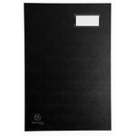 Parapheur Direction Dos À Soufflets 24x35cm - 20 Compartiments - Noir - X 8 - Exacompta
