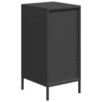 vidaXL Buffet noir 35x39x73 5 cm acier laminé à froid