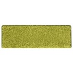 vidaXL Tapis d'escalier 30 pièces 65 x 21 x 4 cm Vert Bordure rectangulaire
